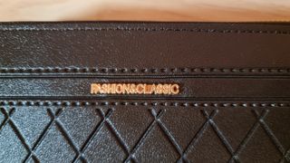 Cartera de gran tamaño de piel,para mujer.Negro.