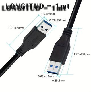 Cable USB 3 Macho a USB 3 Macho 1m