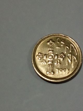 Moneda antigua 5 pesetas Asturias 1995