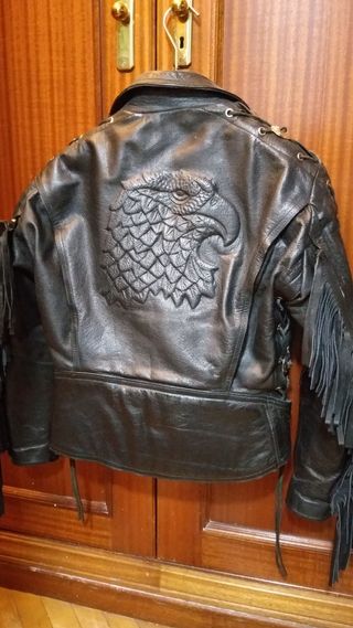 CAZADORA DE CUERO  para HOMBRE O MUJER,.talla S
