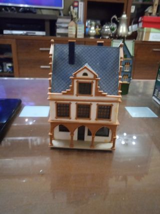 Edificio de maquetación de trenes