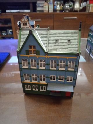 Edificio de maquetación para trenes 
