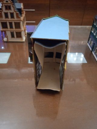 Edificio de maquetación para trenes 