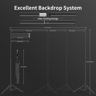Kit de iluminación para fotografía, 3 SoftBox