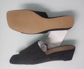 Zapatos de tacón con punta abierta Mujer