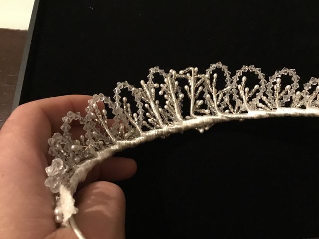 tiara corona tocado de novia