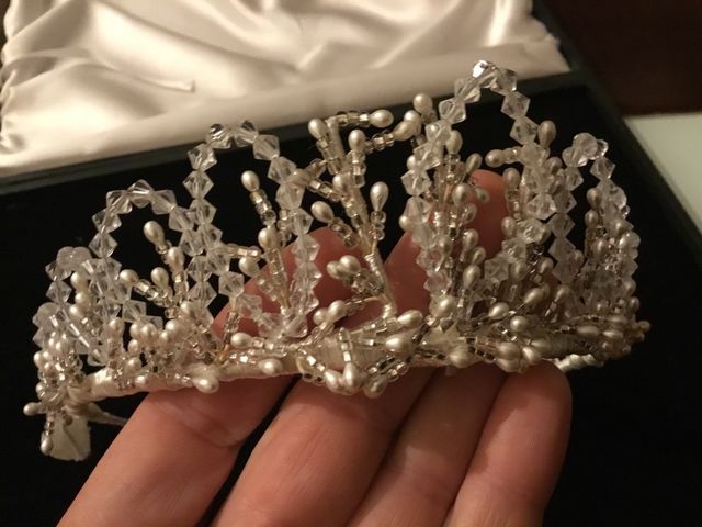 tiara corona tocado de novia