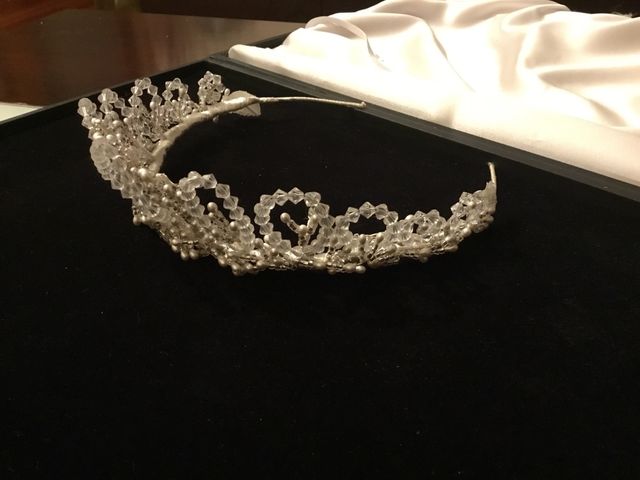 tiara corona tocado de novia