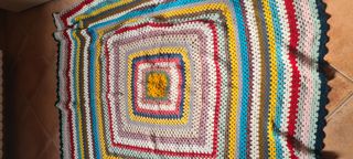Coperta a uncinetto vintage 153 x 170