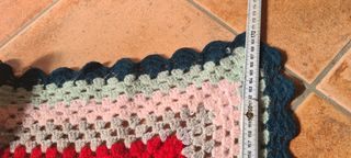 Coperta a uncinetto vintage 153 x 170