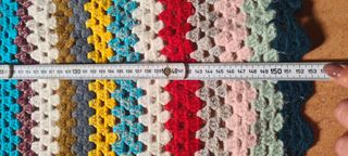 Coperta a uncinetto vintage 153 x 170