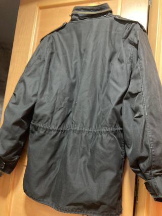 Parka militar americana negra talla M Rebajada!!!!