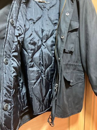 Parka militar americana negra talla M Rebajada!!!!