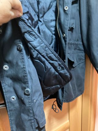 Parka militar americana negra talla M Rebajada!!!!
