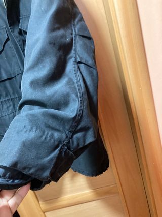Parka militar americana negra talla M Rebajada!!!!