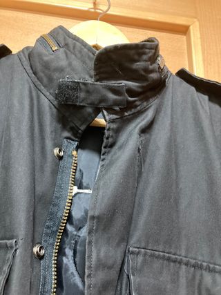 Parka militar americana negra talla M Rebajada!!!!