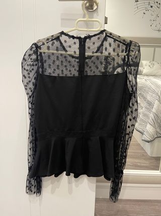 Blusa mangas acampanada