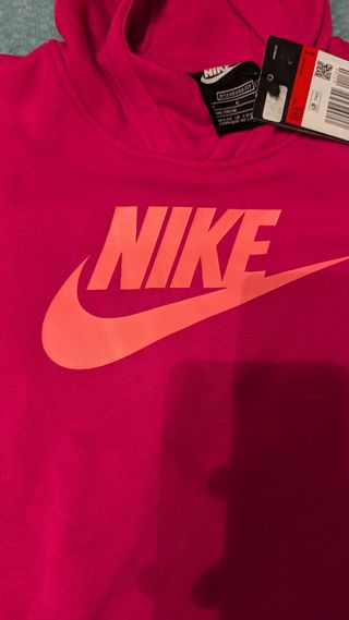 Sudadera Nike nueva fucsia L chica