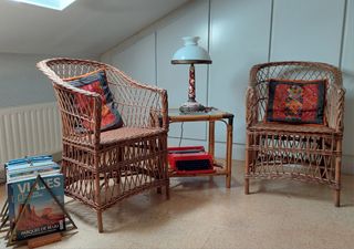 2 Sillones de mimbre