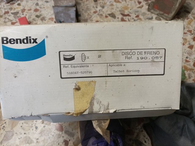 Discos freno Talbot Horizon 