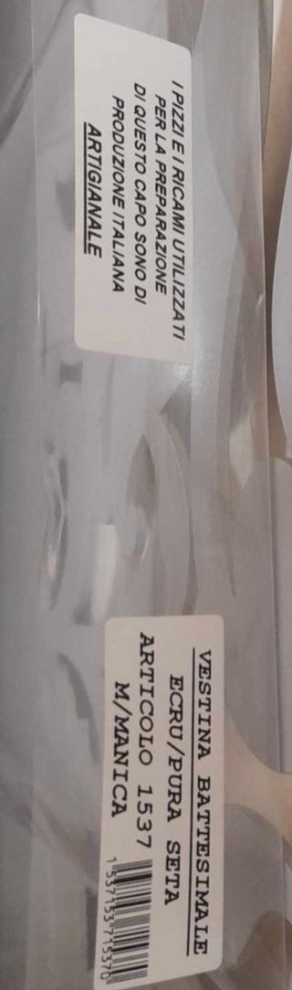 Vestito battesimo 