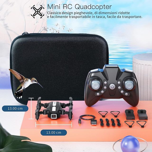 Wipkviey T25 Mini Drone per Bambini con Telecamera