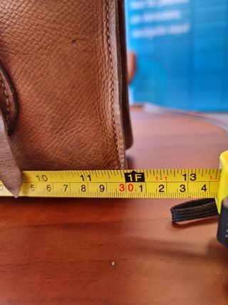 Antigua cartera de escuela o de cobrador