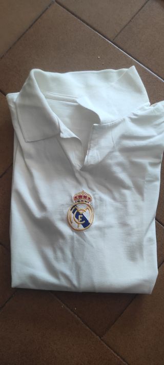 Camiseta Real Madrid manga larga firmada