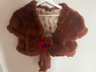 chaqueta torera manga corta piel ETRO