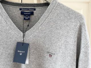 Jersey gris  lambswool/cashmere Gant 4 XL