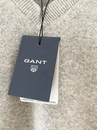 Jersey gris  lambswool/cashmere Gant 4 XL