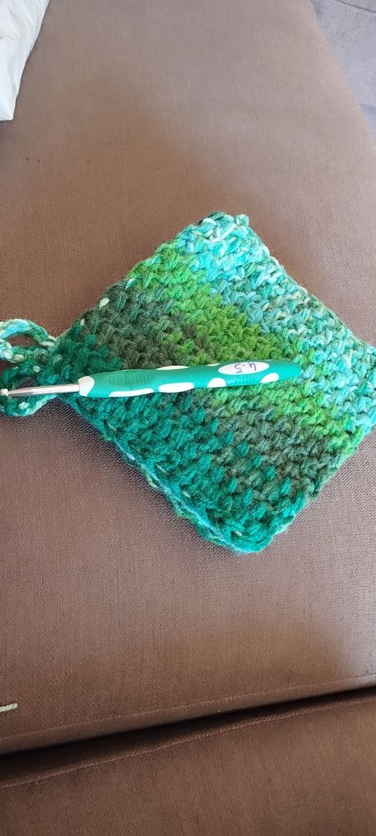 coperta all uncinetto punto granny + regalo