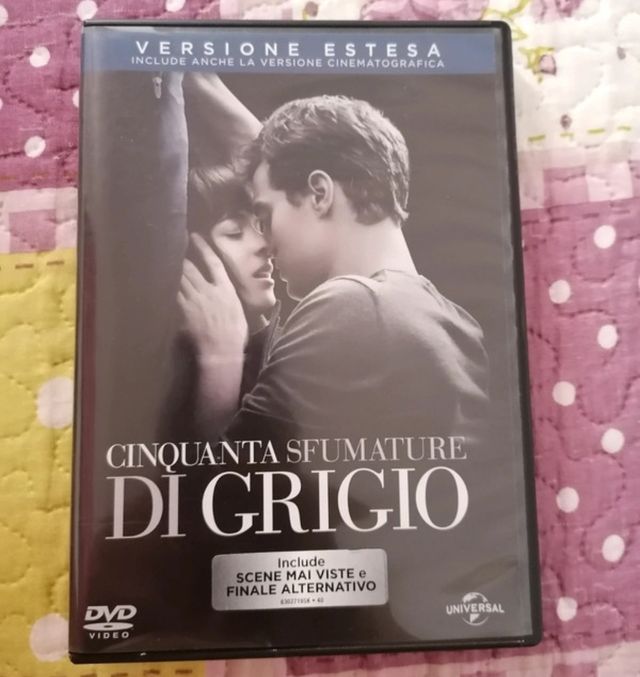 Dvd "cinquanta sfumature di grigio"