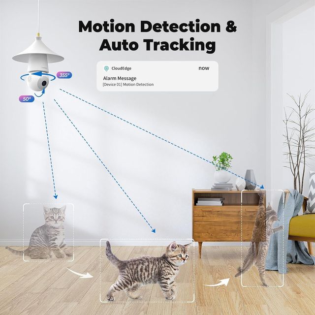 Cámara de Bombilla Vigilancia 2K WiFi NUEVA