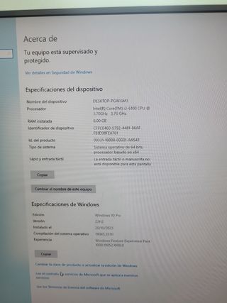 Ordenador i3 de 6° Generación A