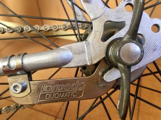 Bici vintage-freno retropedal-Perfecta