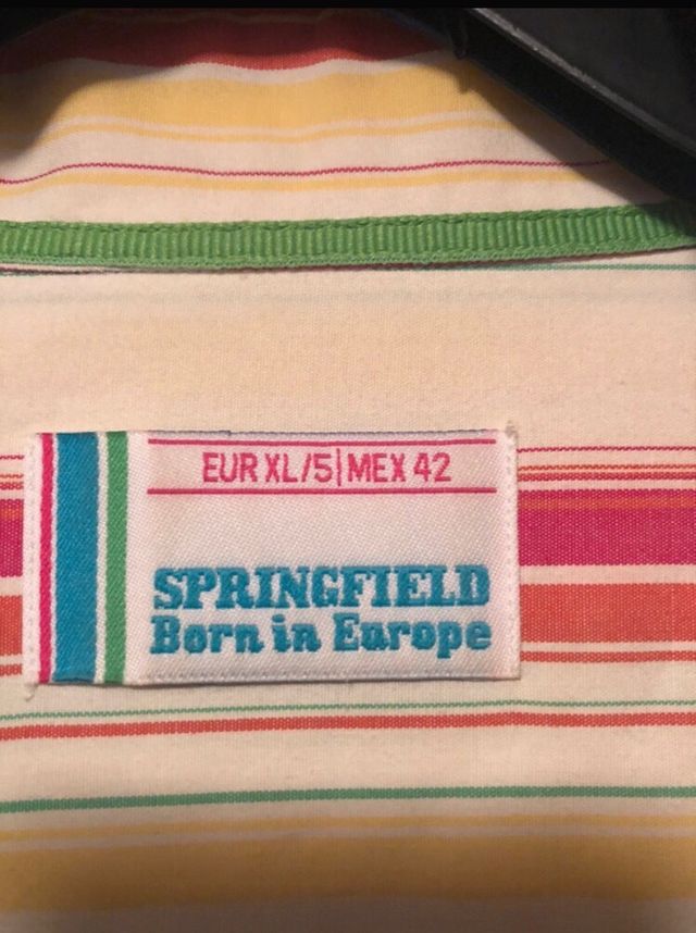 Camisa a rayas Springfield