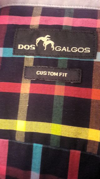 Camisa algodón manga larga dos galgos