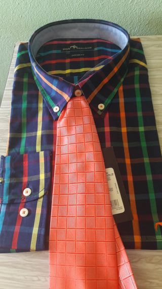 Camisa algodón manga larga dos galgos