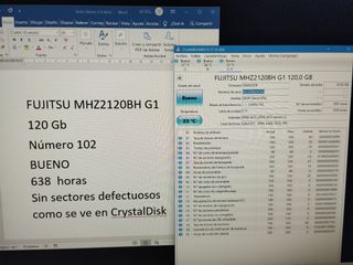 Varios Disco duro Fujitsu 120Gb