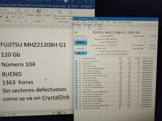 Varios Disco duro Fujitsu 120Gb