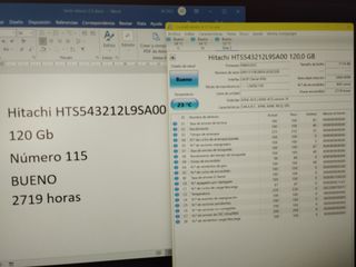 Varios disco duro Hitachi 120gb