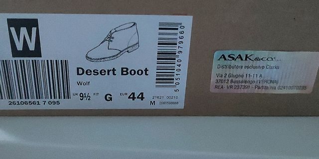 Scarpe Clarks desert boot