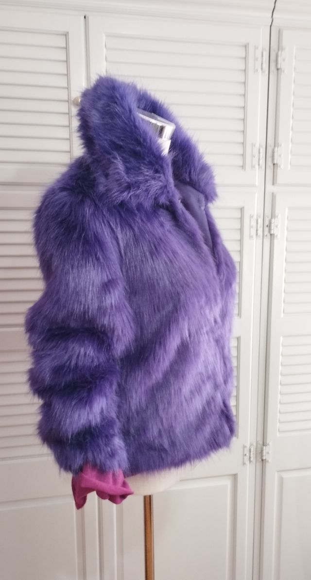 Pelliccia ecologica viola Ivyrevel 40 42