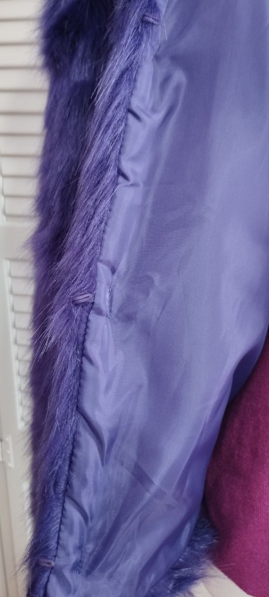 Pelliccia ecologica viola Ivyrevel 40 42