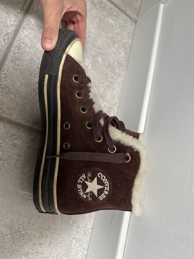 Scarpe Converse All Star col pelo