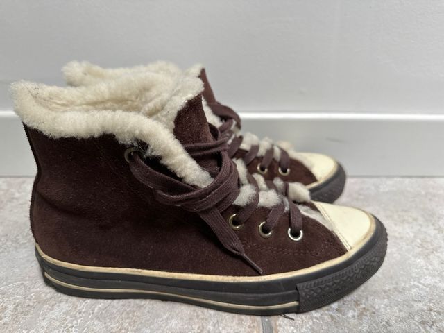 Scarpe Converse All Star col pelo