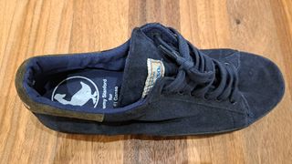 Zapatillas de ante azul marino El Ganso