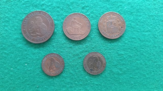 5 centesimi 1877 SC - Alfonso XII