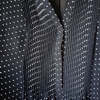 Vestito H&M blu pois bianchi senza maniche